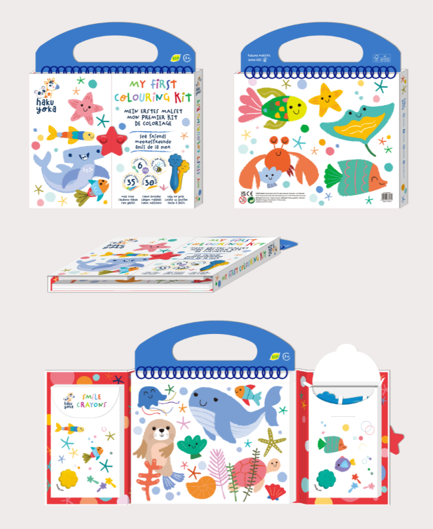 My First Colouring Kit - Sea Friends