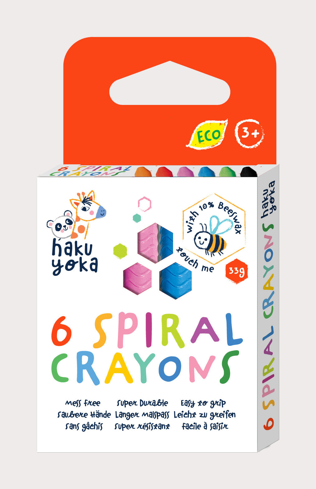 6 Spiral Crayons
