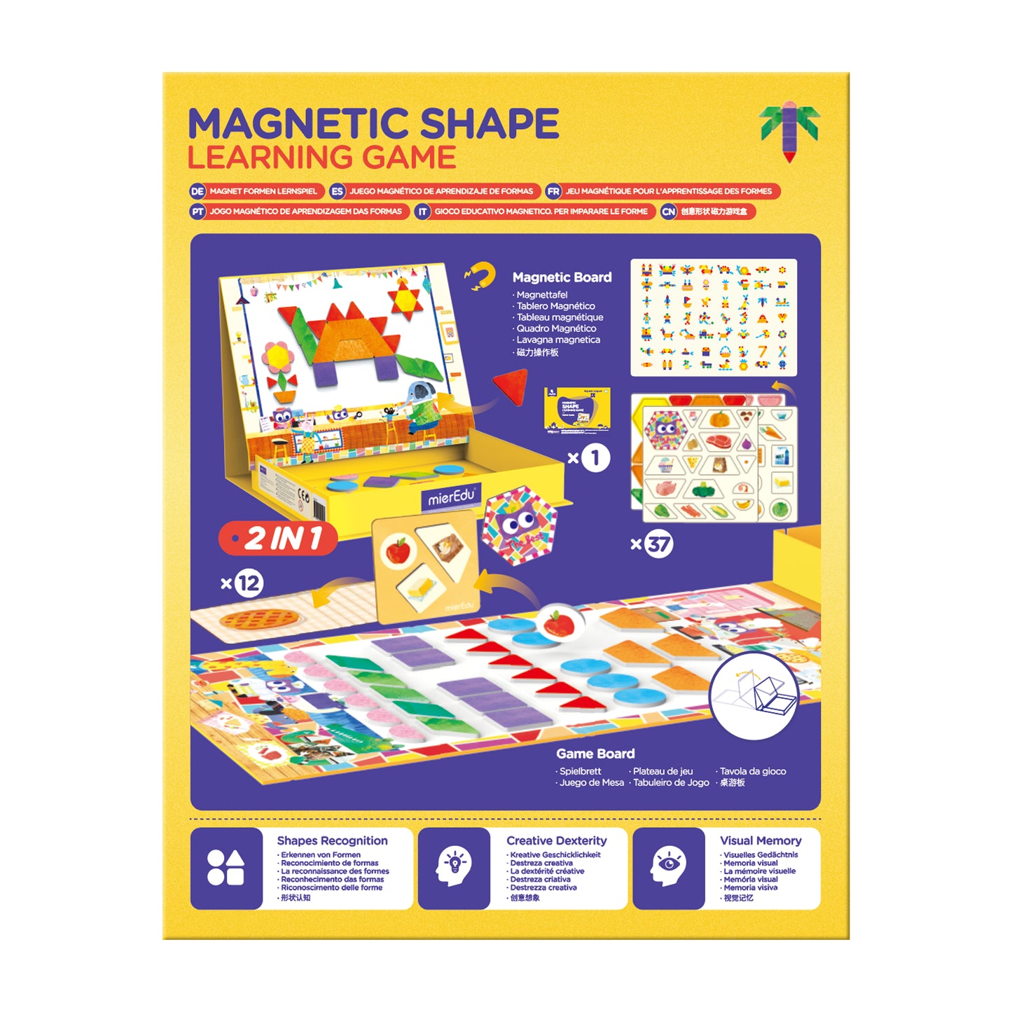 Magnetic Learning Game - Shapes