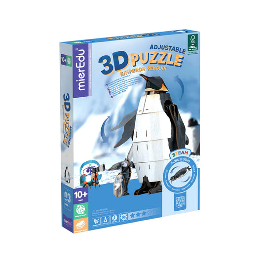 Adjustable ECO 3D Puzzles - Emperor Penguin