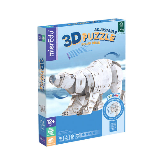 Adjustable ECO 3D Puzzles - Polar Bear