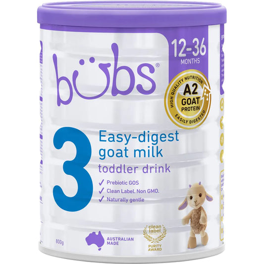 Bubs® Australian Goat Milk Toddler Drink Stage 3 - 800g