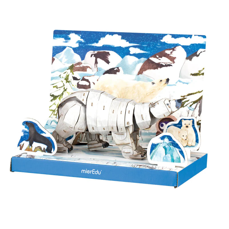 Adjustable ECO 3D Puzzles - Polar Bear
