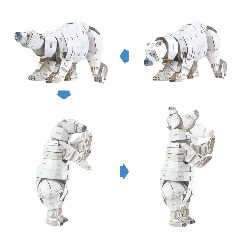 Adjustable ECO 3D Puzzles - Polar Bear