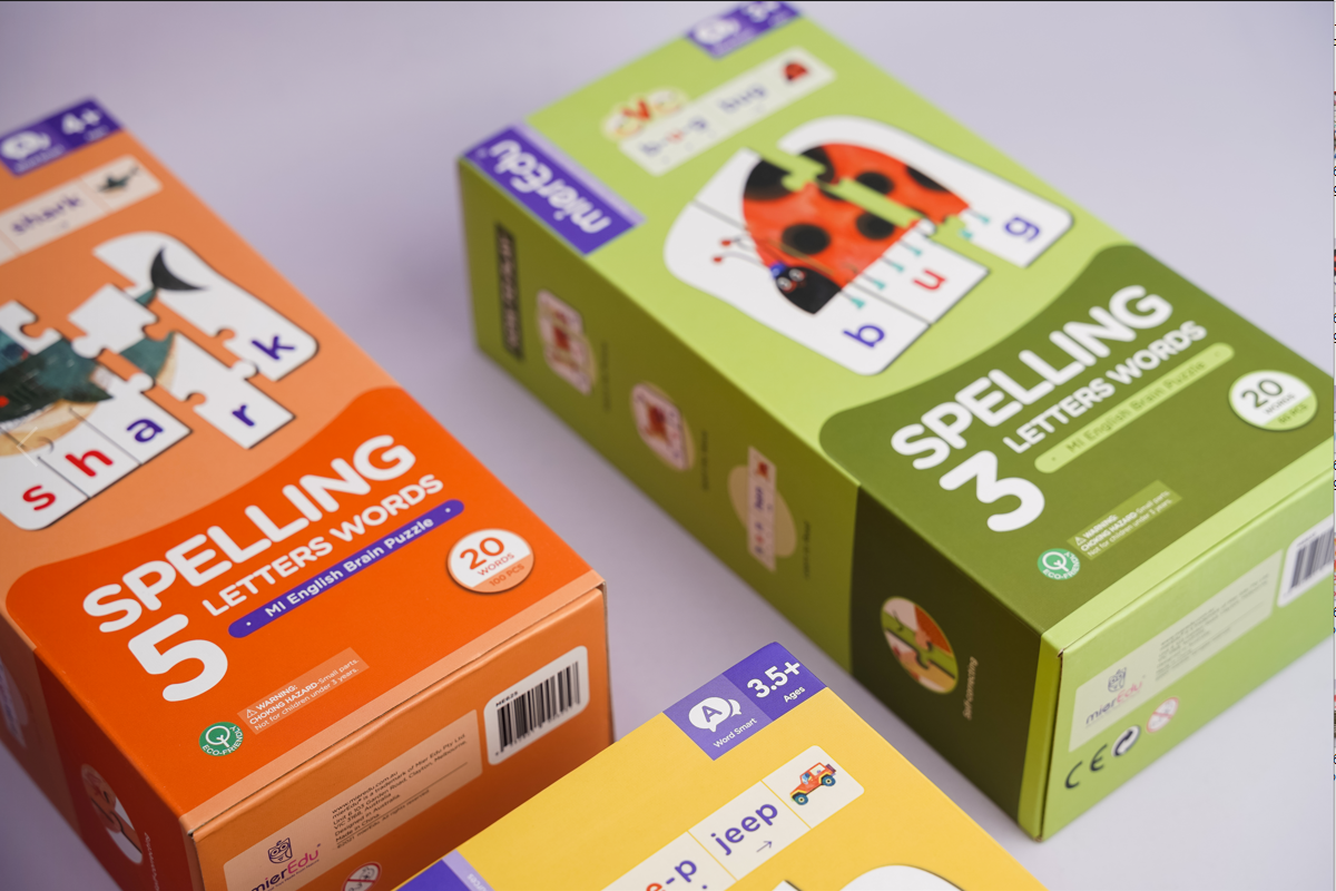 MI English Brain Puzzle -Spelling 5 Letters Words Puzzle