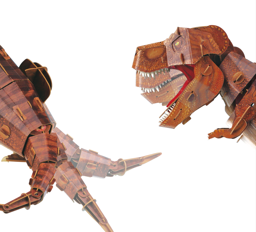 MierEdu Adjustable ECO 3D Puzzles - Dino Theme - Tyrannosaurus Rex
