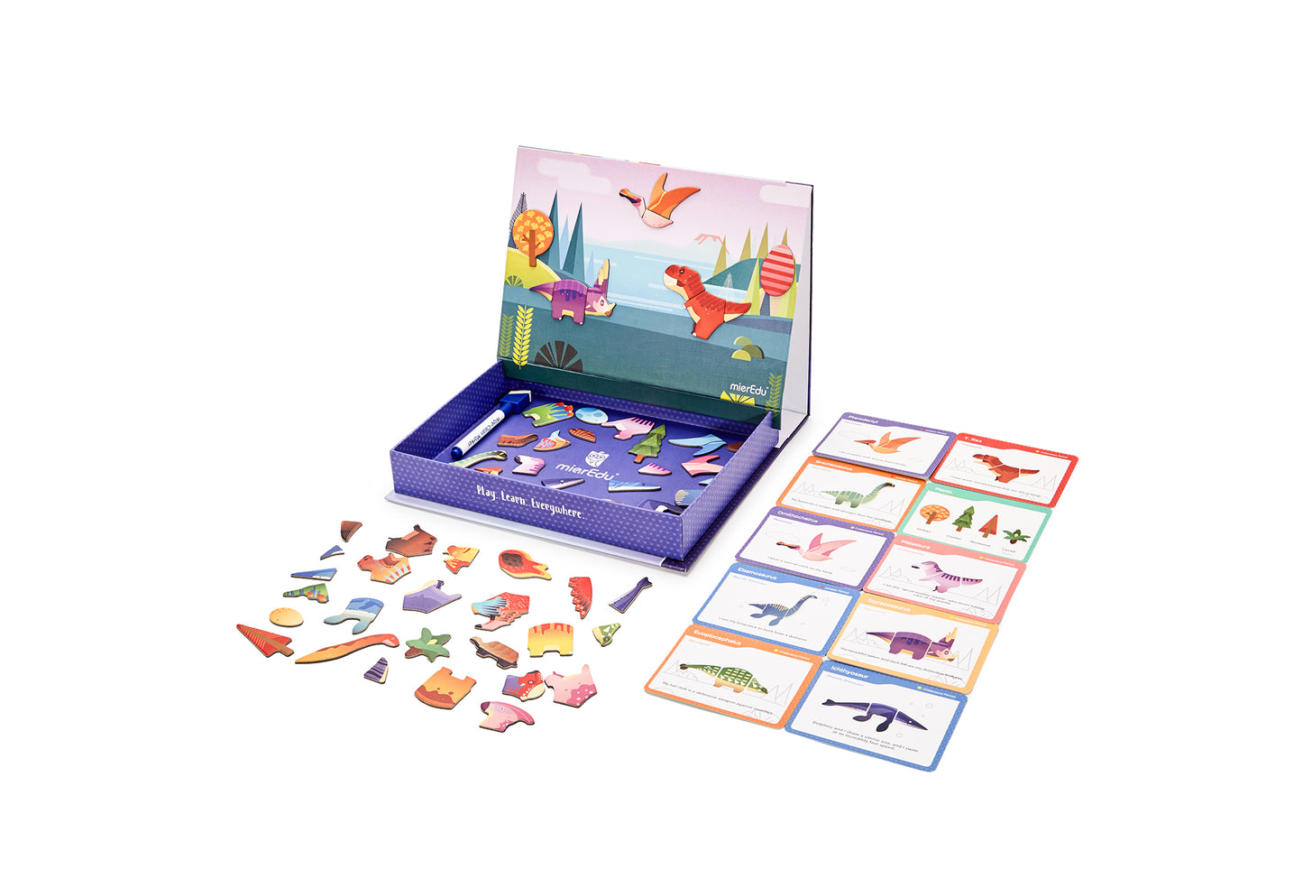 Magnetic Art Case Dino World