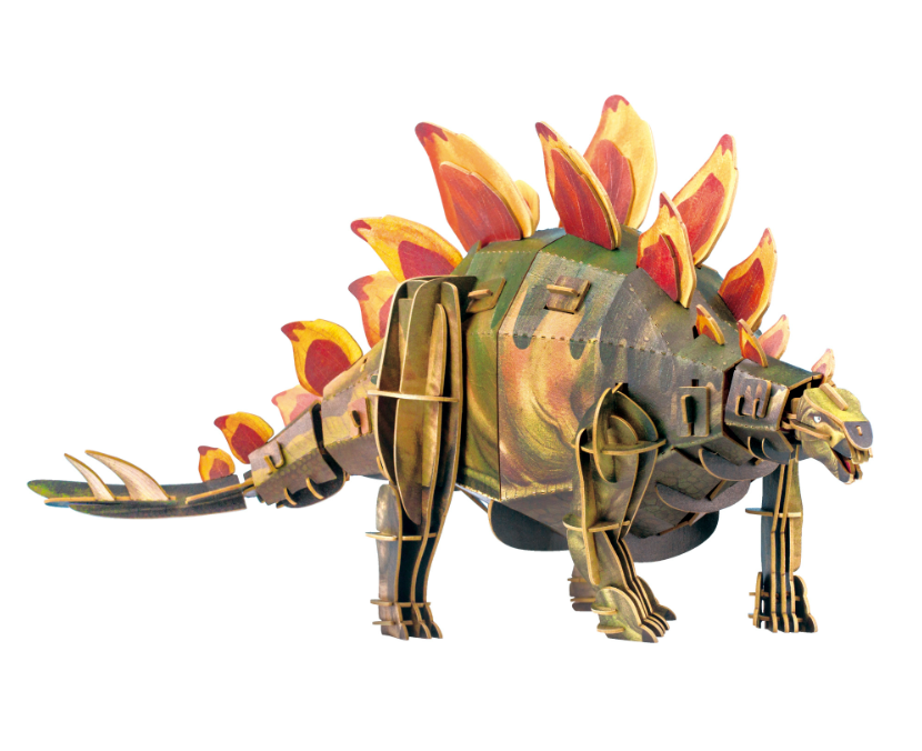 MierEdu Adjustable ECO 3D Puzzles - Dino Theme - Stegosaurus