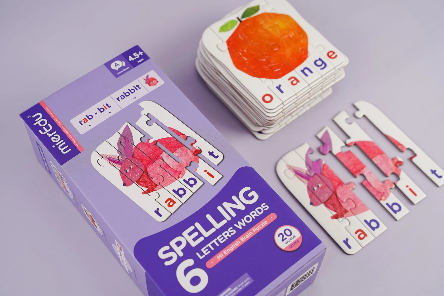 MI English Brain Puzzle -Spelling 6 Letters Words Puzzle