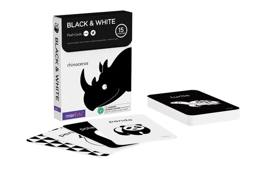 Cognitive Flash Cards - Black & White