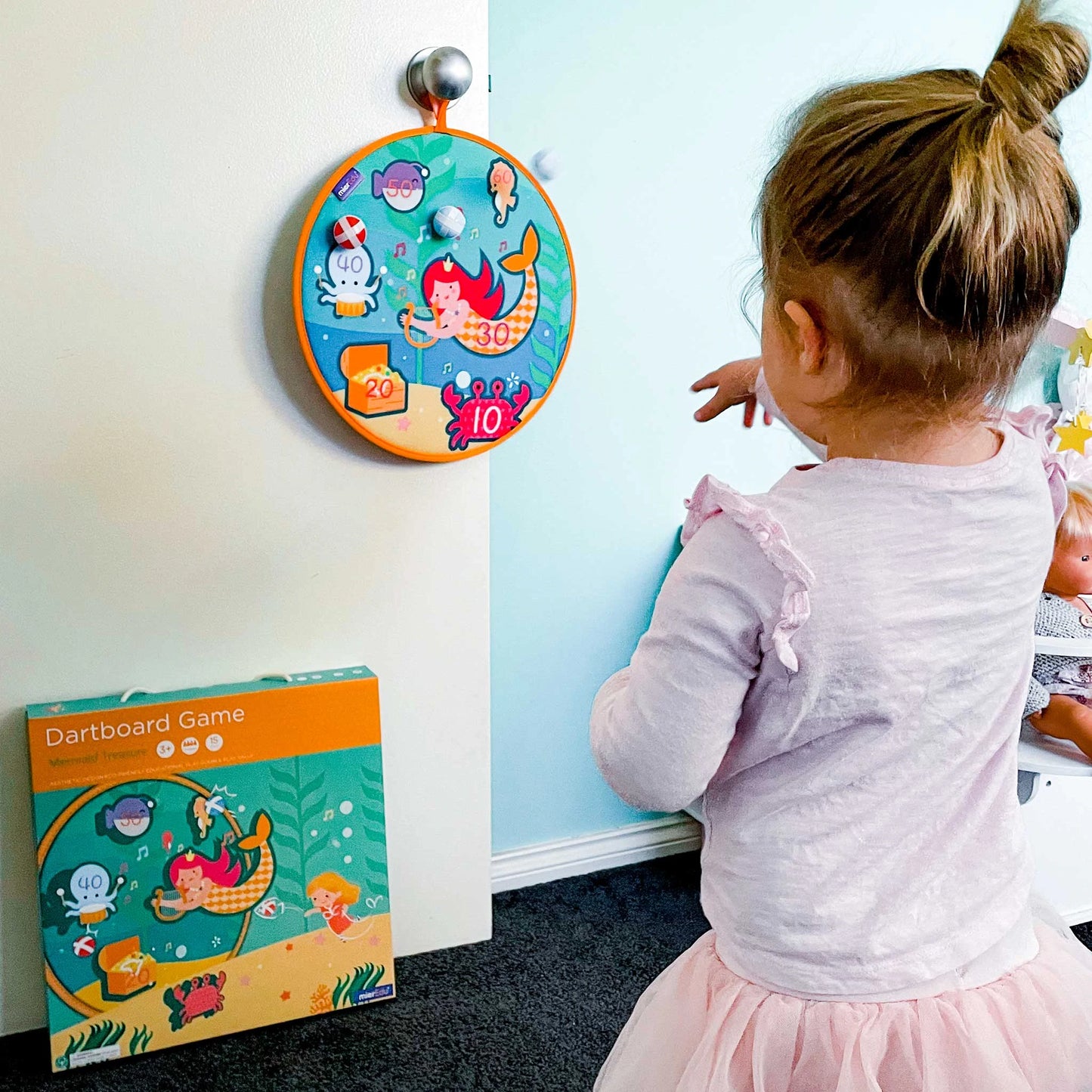 Dartboard Game - Mermaid Treasure