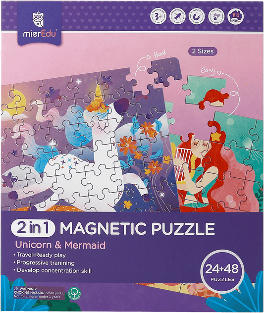 2 In 1 Travel Magnetic Puzzle - Fairy Tale