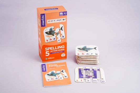 MI English Brain Puzzle -Spelling 5 Letters Words Puzzle