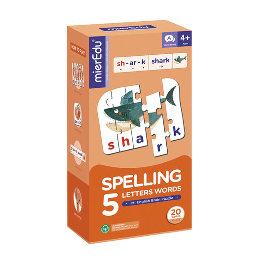 MI English Brain Puzzle -Spelling 5 Letters Words Puzzle