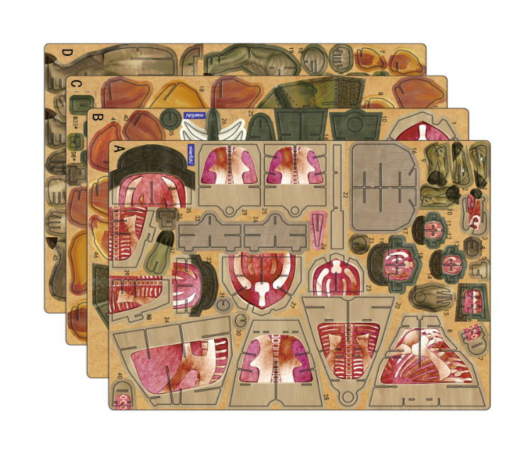 MierEdu Adjustable ECO 3D Puzzles - Dino Theme - Stegosaurus
