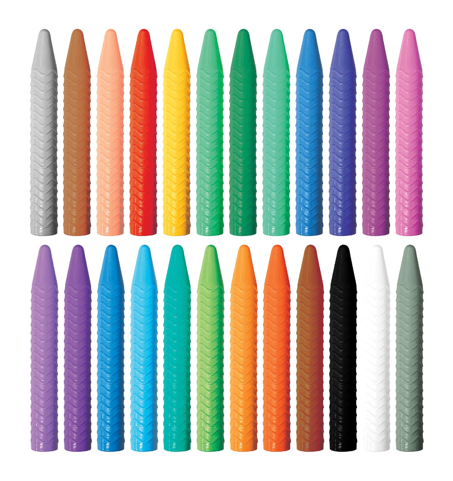 24 Spiral Crayons