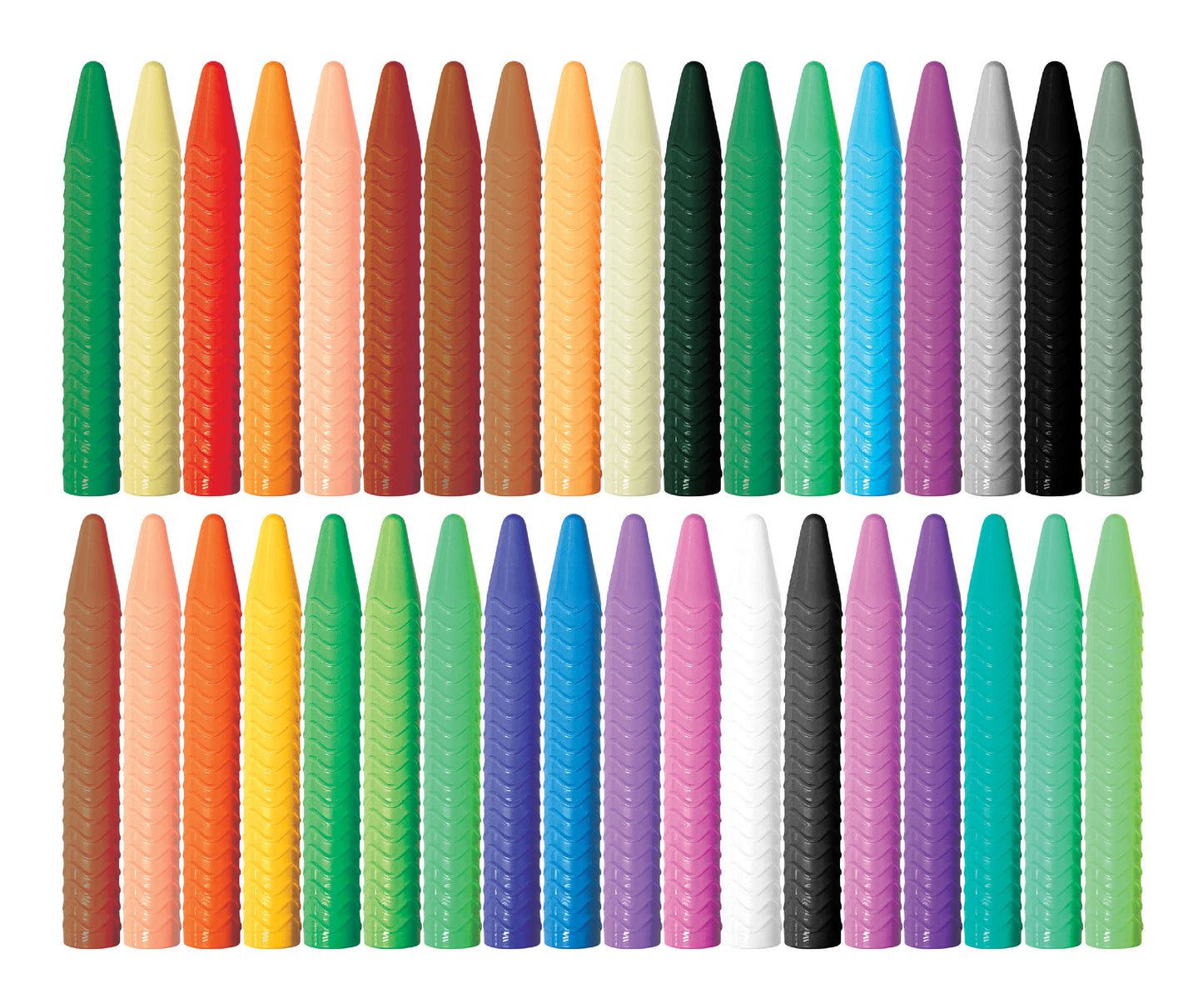 36 Spiral Crayons