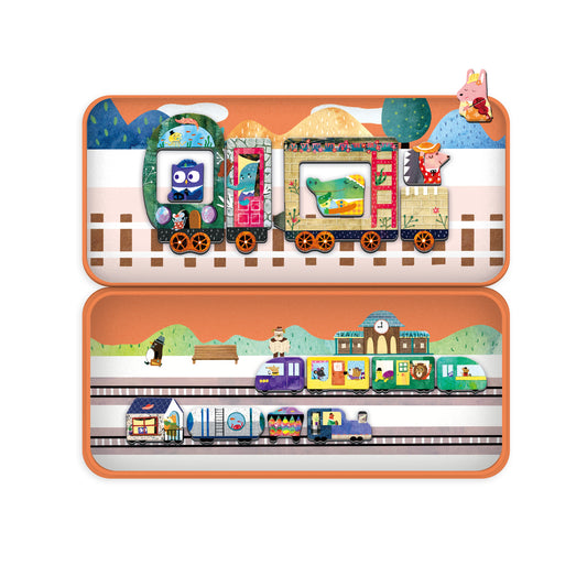 Travel Magnetic Box - Trains