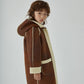 Suede Long Coat