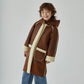 Suede Long Coat