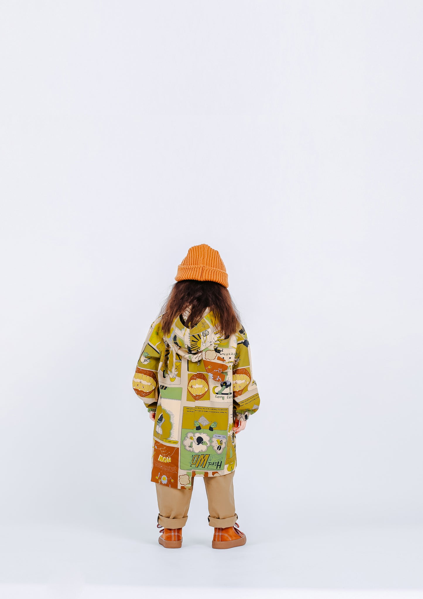 Fruit Monster Patterned Kids Coat (Pineapple)