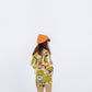 Fruit Monster Patterned Kids Coat (Pineapple)