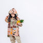 Fruit Monster Patterned Kids Coat (Orange)