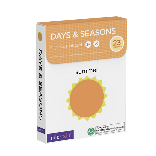 Cognitive Flash Cards - Days & Seasons