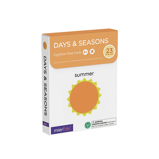 Cognitive Flash Cards - Days & Seasons