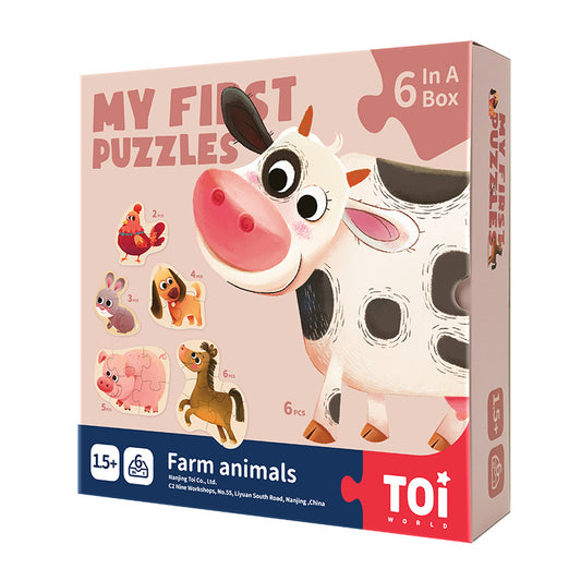 My First Puzzles-Farm Animals