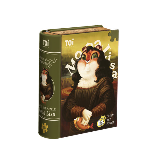 Cat In Art Puzzle - Mona Lisa