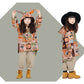Fruit Monster Patterned Kids Coat (Orange)
